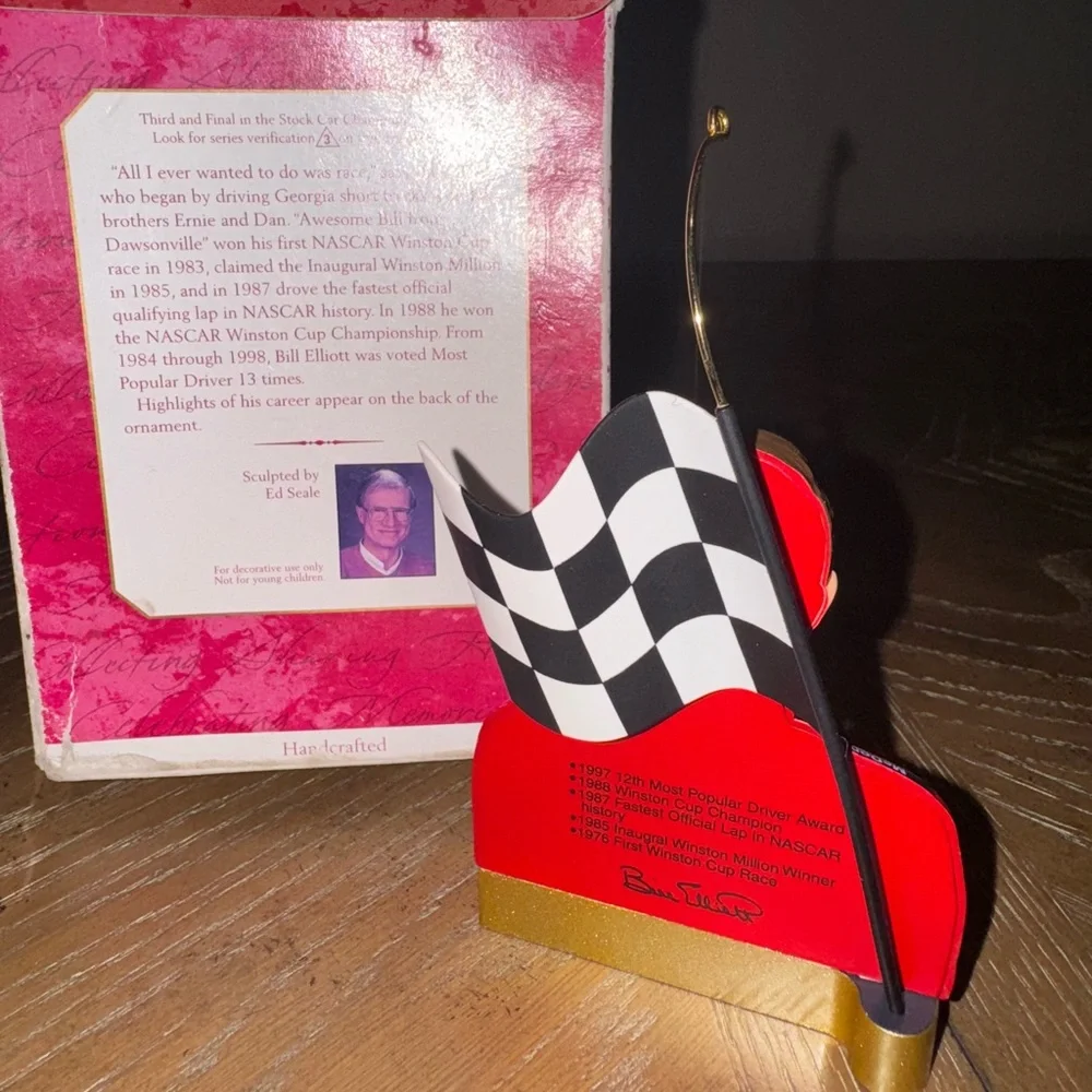 Hallmark Keepsake‎ Nascar Bill Elliott Mcdonalds Christmas Tree Ornament 1999 94